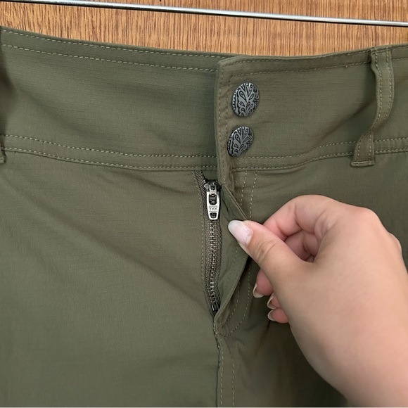 Prana Britten Skort Olive Army Green Gorpcore Sporty - Picture 4 of 9